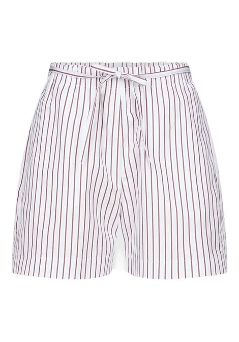 bemrmuda lory donna a righe rosse e azzure LOULOU DE SAISON | LORYDARK RED/LIGHT BLUE